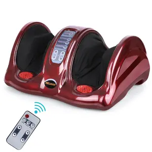 H&B Luxuries Shiatsu Foot Massager Machine with Remote Controller for Deep Tissue Pain Relief - Adjustable, Silicone