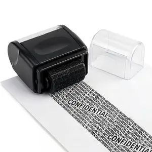 Privacy Protection Roller Stamp for Identity Theft – Address & Billing Info Blocker, Confidential Security Stamp, Anti-Theft ID Blackout, 100m Long-Lasting Roll, Home & Office Mailing Essential