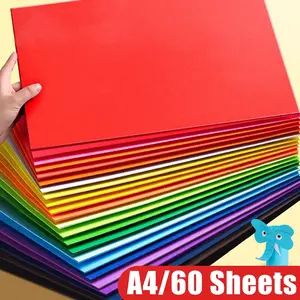 60 Sheets Of 30 Color A4 Colored Cardboard, Handmade Creative Production, Hands-On Ability Cultivation, Multi-Color Mixing And Free Matching