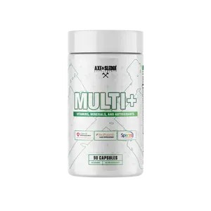 Axe & Sledge Multi Plus Multivitamin, 24 Vitamins & Minerals with Ashwagandha, Daily Health Support, 90 Capsules