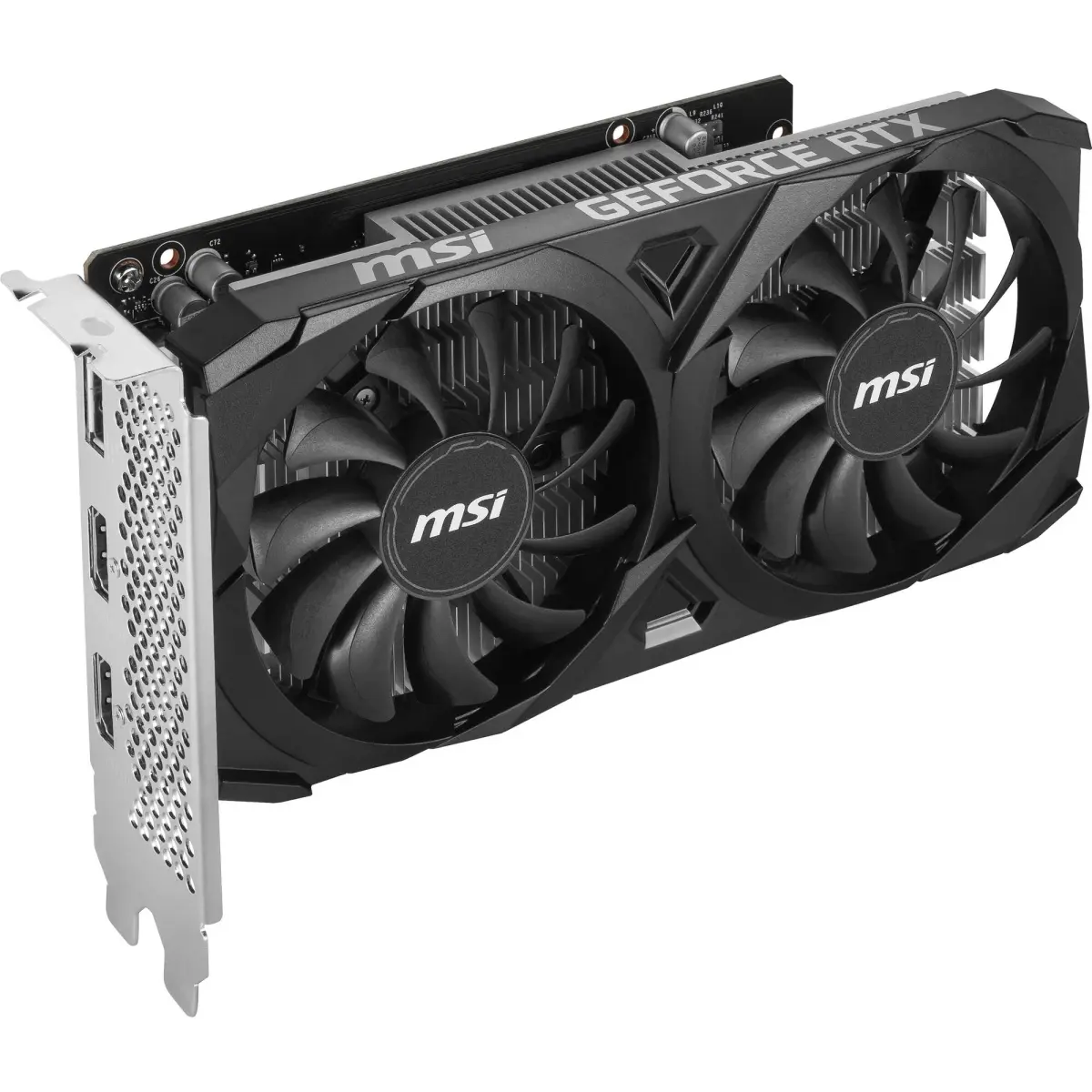 MSI Ventus 2X 6G OC Gaming Graphics Card - NVIDIA RTX 3050 Powered, Dual-Fan, Ray Tracing, PCI-E Graphics Card for Gaming PC (Model G3050V2X6C), Pci-E Graphics Cards