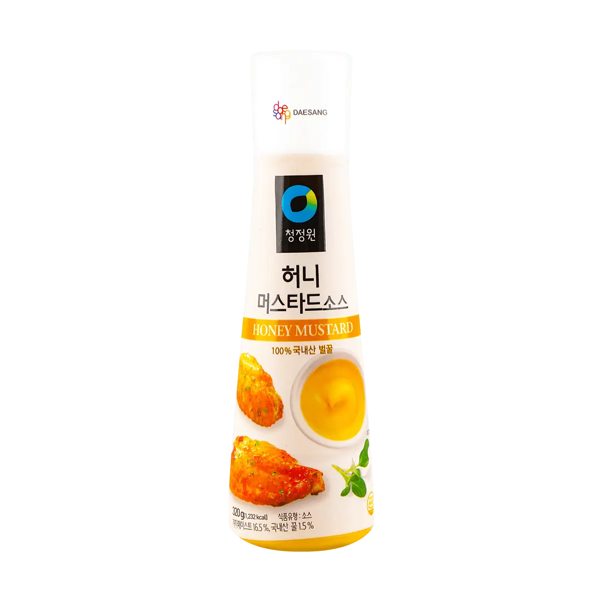 O'Food Korean Honey Mustard Sauce for Fried Chicken & Seafood - 320g Zingy Dipping Sauce