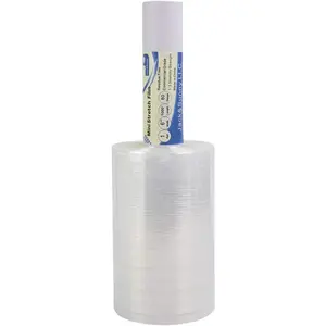 Stretch Wrap 6"×1000' Plastic Wrap Roll for Moving Shipping, Industrial Strength Shrink Packing Heavy Duty Stretch Film with Handle