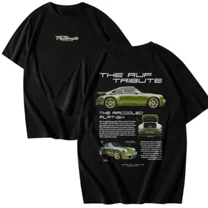 Camiseta Porsche Ruf Tribute Hoodie - Sweatshirt - T-shirt, Sport Car Shirt, Cars Shirts, Porsche Shirts, Gift For Fan, Gift For Him Top Menswear