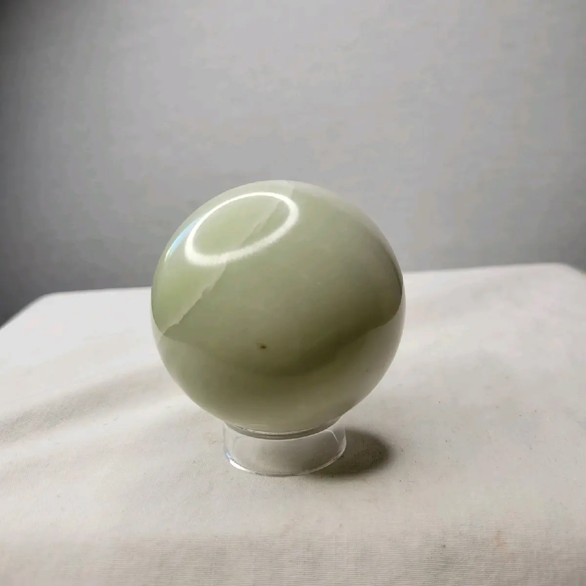 Green Calcite Sphere Green Calcite Sphere