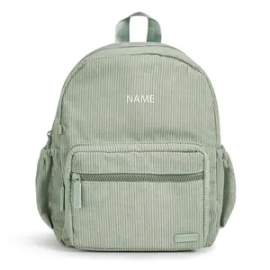 Mint Green Personalized Kids Backpack,Machine Washable Diaper Bag,Toddler Daycare Backpack,Custom Children Birthday Gift,Thoughtful Baby Shower Gift,Unique Christmas Gift ,Use For School,Playground,Trips