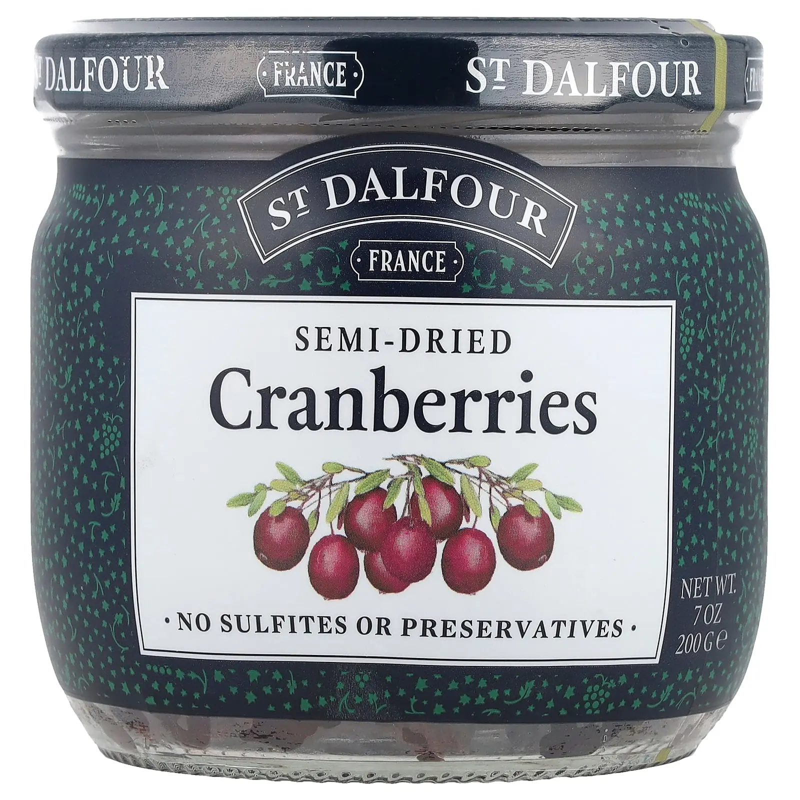 St. Dalfour Semi-Dried Cranberries, 7 oz (200 g)