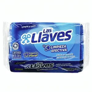 Jabón Las Llaves 250g | Laundry Bar Soap for Clothes and Household Use