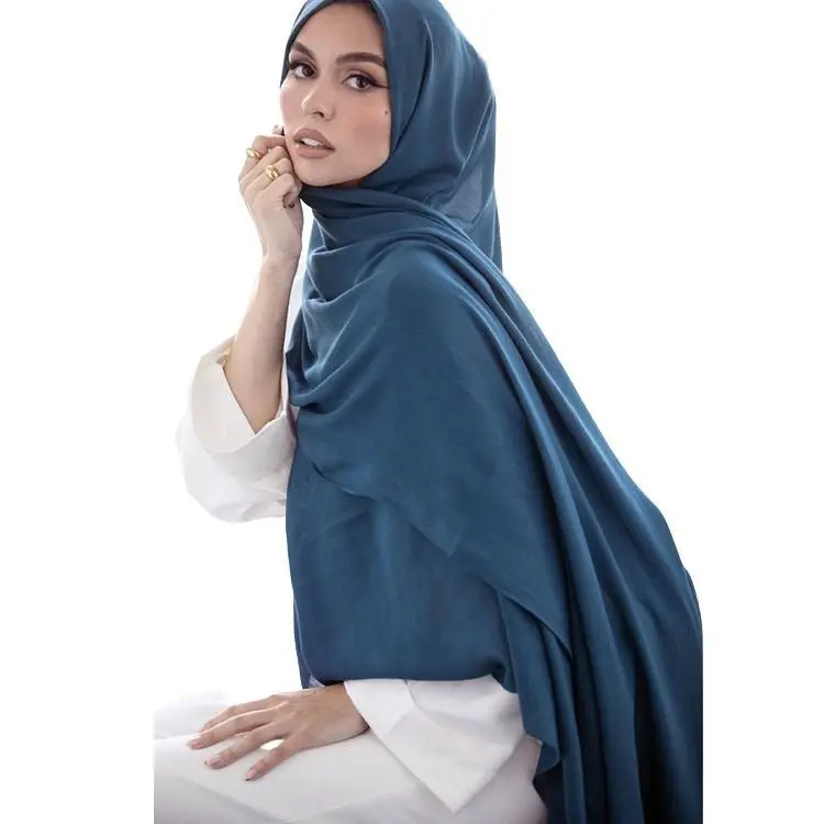 Essential Everyday Hijab | Soft Breathable Lightweight Headscarf | Elegant Solid Color Modest Wrap | 180×70cmMH188