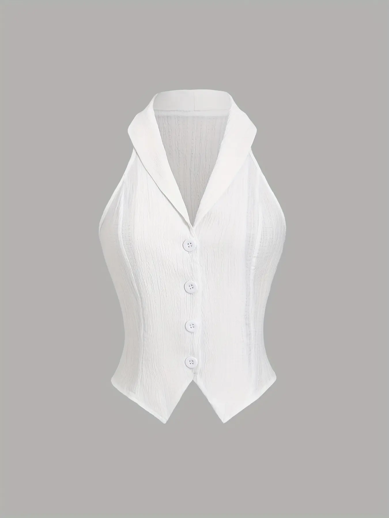 Women's Sleeveless Blouse Top, Fitted, Casual Shirt Neck Summer Basic Tank, Fashionable and Comfortable, Perfect for Daily Wear, Casual Everyday Top