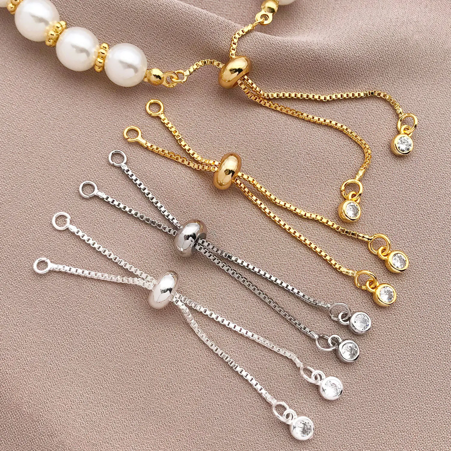 38-Luxury Bracelet Extension Chain(5pcs)