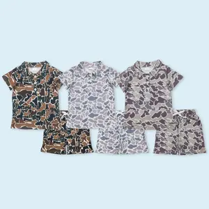 Kids boy camouflage summer outfit
