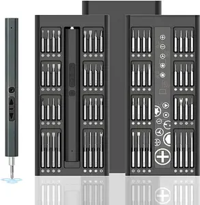 Mini Electric Screwdriver, 66 in 1 Electric Screwdriver Kit, 2 Torque Settings, Pop-Up Magnetic Case, Precision Screwdriver Cordless Repair Tool for Eyeglasses,Laptop,Watch,Camera,Console