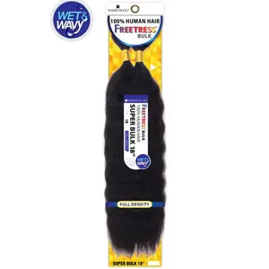 Freetress 100% Human Hair Braids - SUPER BULK 18"