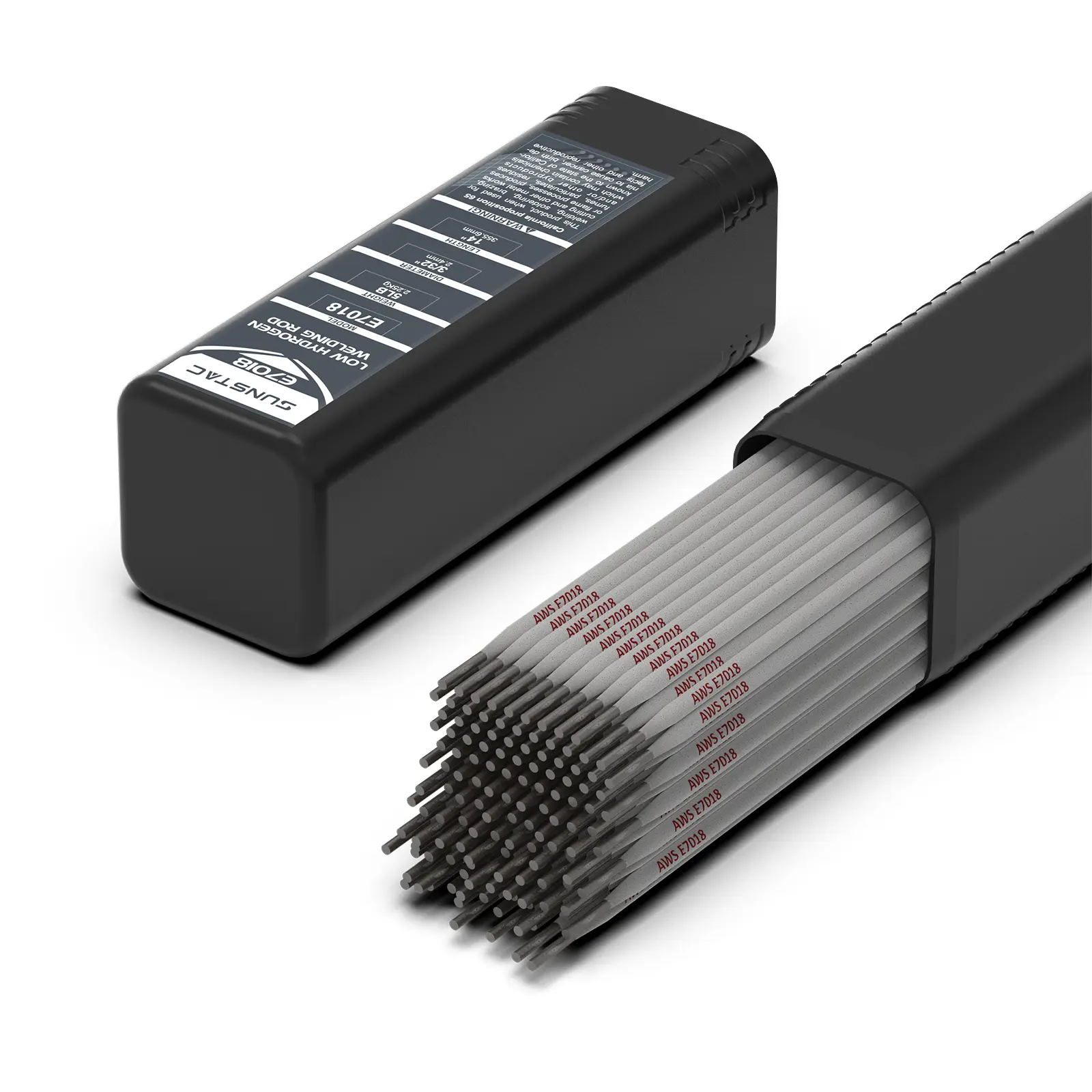 E7018 Welding Rods 3/32" & 1/8", 5LB Pack Low Hydrogen Carbon Steel Stick Electrodes, Stable Arc & Easy Slag Removal for AC/DC Welding