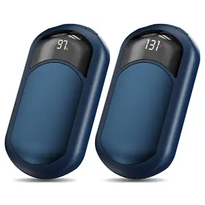 Rechargeable hand warmers (2-pack), fast heating, 3 temperature modes, ideal for outdoor enthusiasts (nighttime adventures, hunting, outdoor camping, alpine skiing).