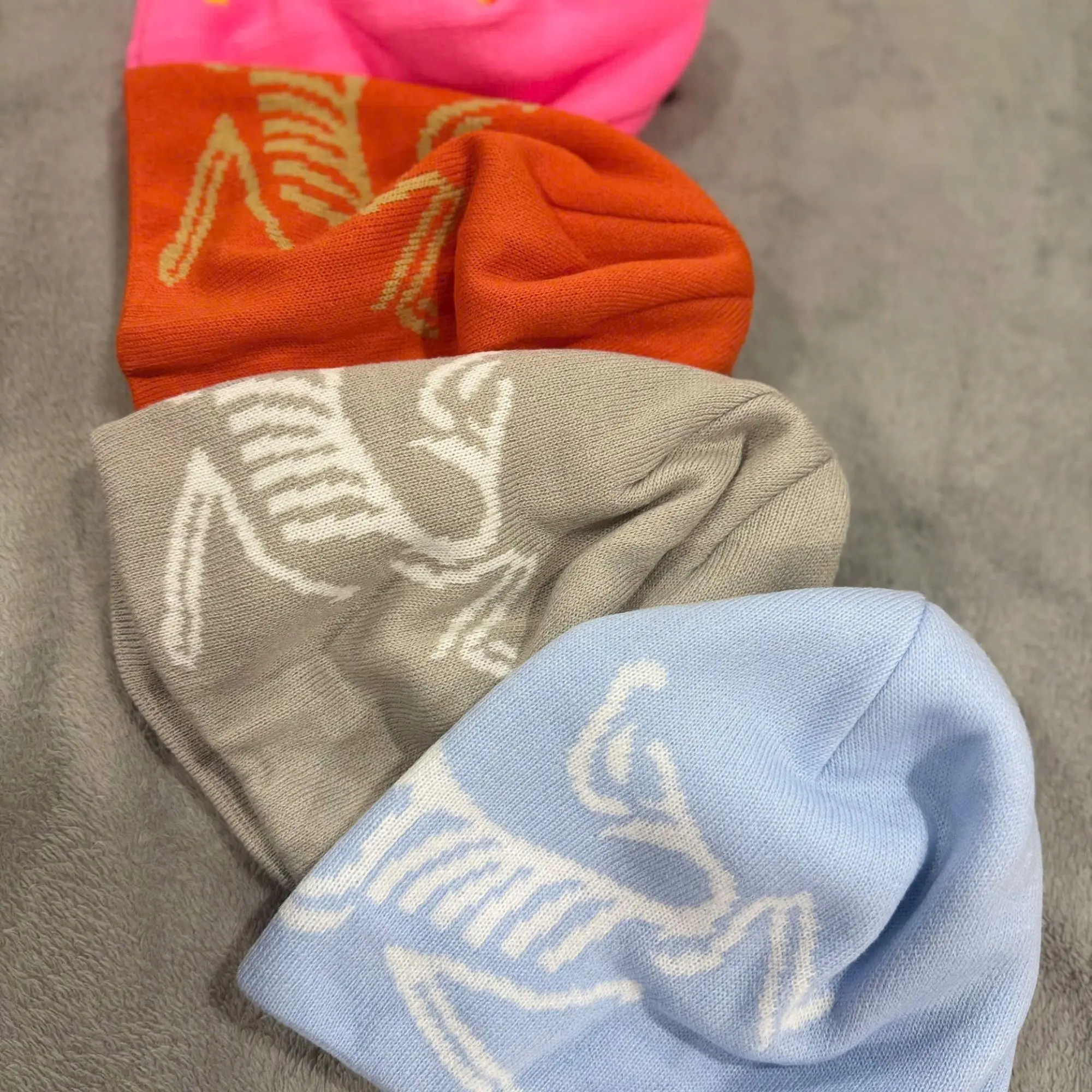 New Y2k Streetwear Women Knitting Beanies Goth Tooth Caps Hat Fashion Pullover Hip Hop Knitting Hat Warm Wool Clod Caps Unisex