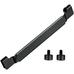 Griddle Spatula Holder, Adjustable Stainless Steel Grill Tool Hold Rack for Blackstone, Camp Chef, Royal Gourmet (Black)