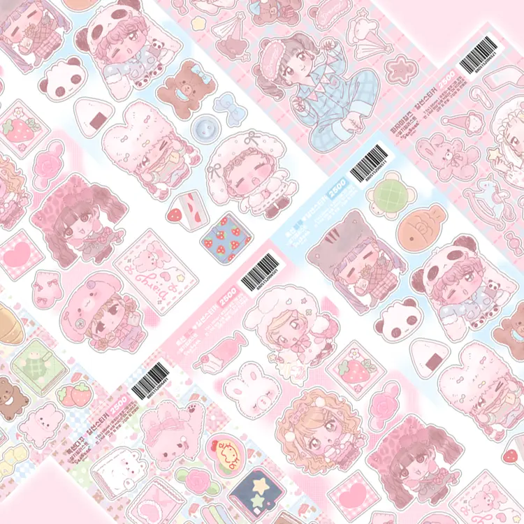 Fluffy Baby Sticker Series
