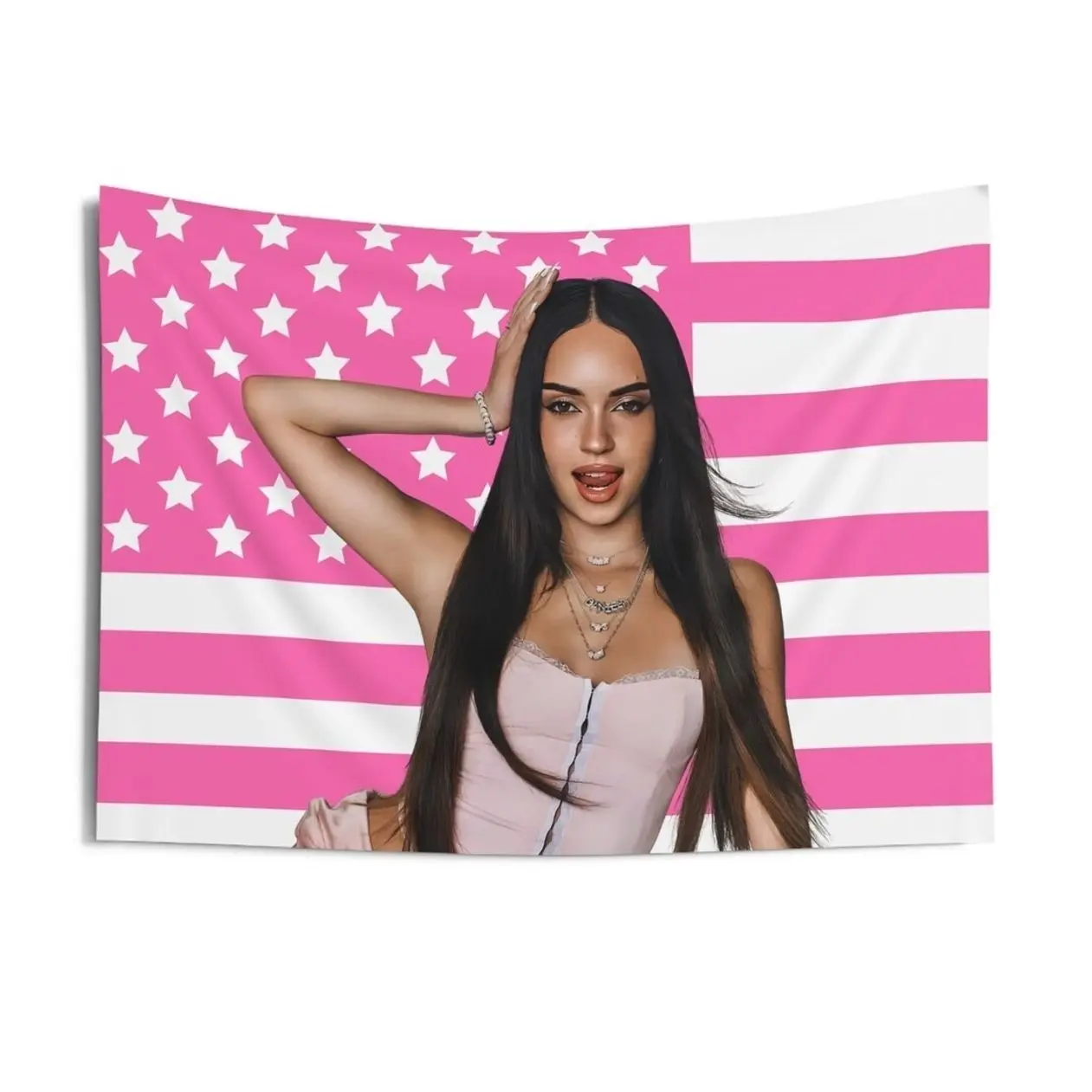Daniela Katseye Kpop Band American Flag Mexican Katseye Members Flags Gift for Fans Men Women