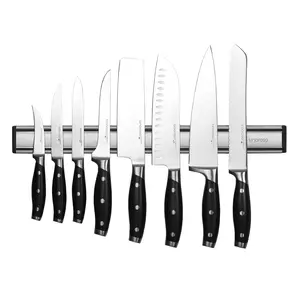 Linoroso Magnetic Knife Holder, Heavy Duty Aluminum, Can Be Hanged on Wall for Knife Storage Gift