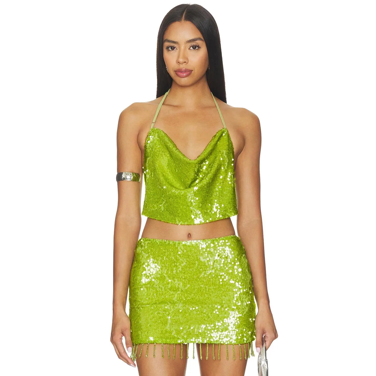 superdown Fallon Top in Green