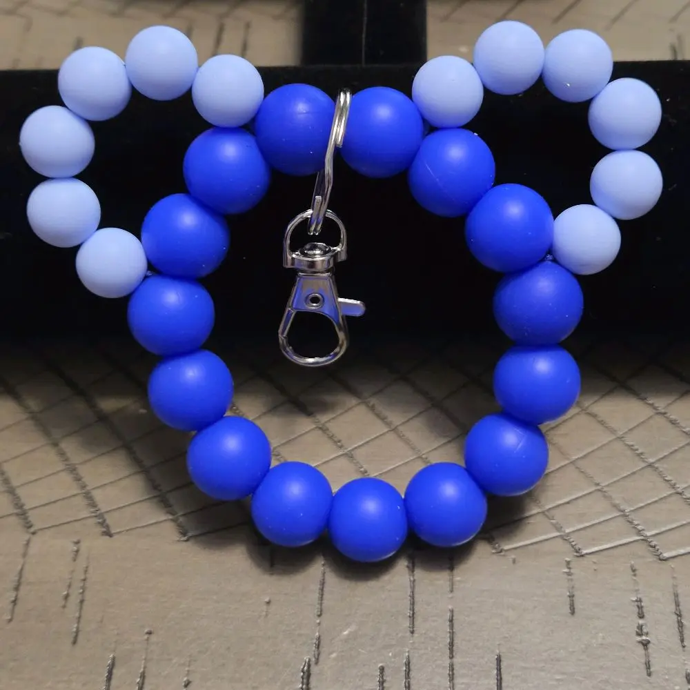 Blue Mickey Ear Keychain