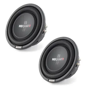 MB Quart DS1-204 400 Watt 8 Inch Shallow DVC 4 Ohm Car Subwoofer Speaker Pair MB Quart DS1-204 400 Watt 8 Inch Shallow DVC 4 Ohm Car Subwoofer Speaker Pair