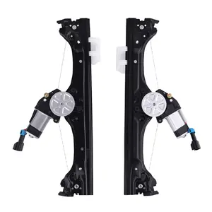 2x Front Door Window Motors Regulators compatible for Fiat 500 12-19 Complete Pair 386739