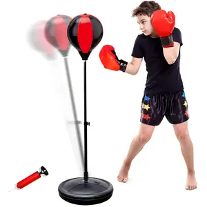 Punching Boxing Ball Set, 1 Set Boxing Ball with Pump & Gloves, Agility Training Equipment for Home Gym Workout, Fitness Equipment for Adults, Protective Gear