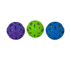 JW Crackle Heads Crackle Ball Dog Toys Assorted Color