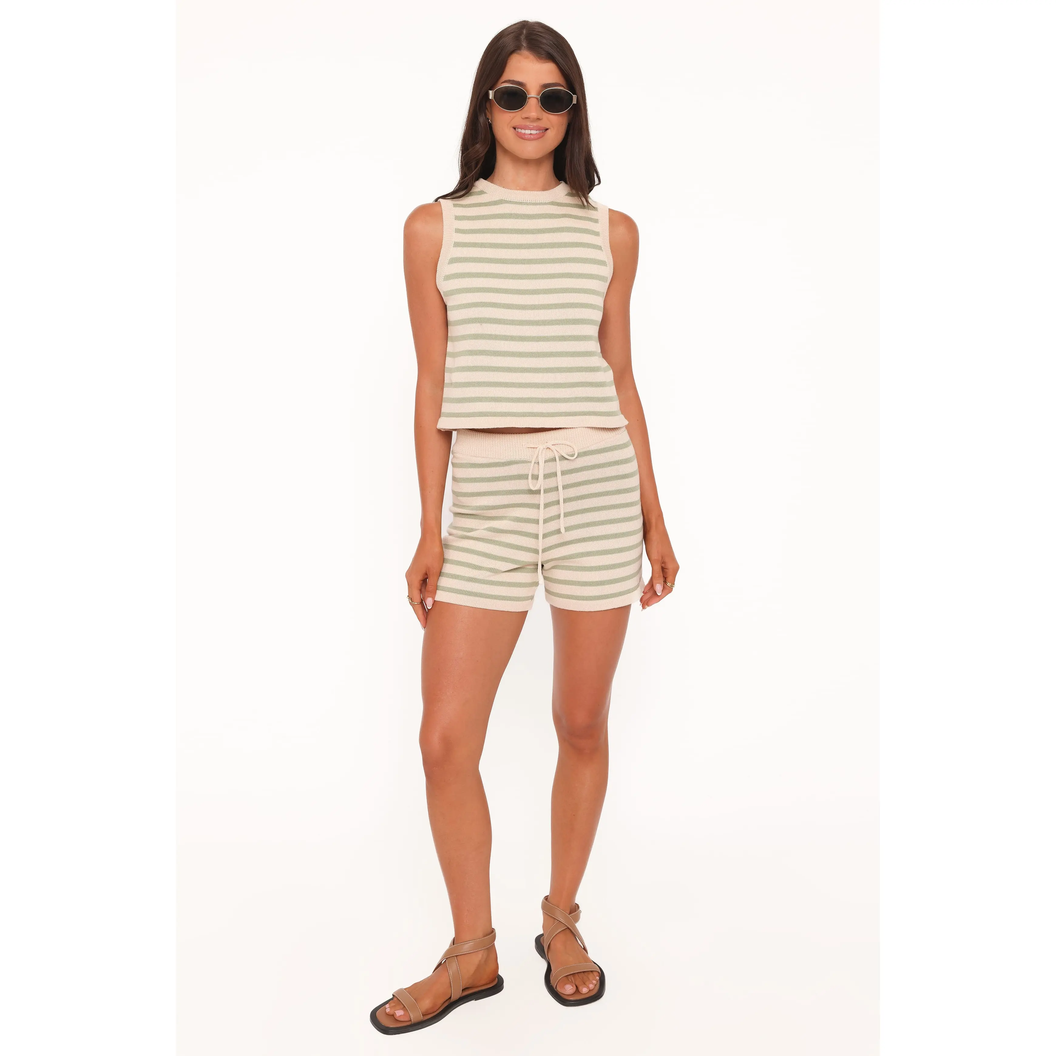 Ilona Knit Set - Cream/Sage Ilona Knit Set - Cream/Sage