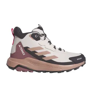 adidas Womens Terrex Anylander Mid Rain.Rdy Hiking Hiking Sneakers Shoes - Pink
