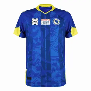 Personalized Bosnia & Herzegovina Soccer Jersey Full Set World Cup 2026, Custom Name Number Logo National Soccer Jersey B