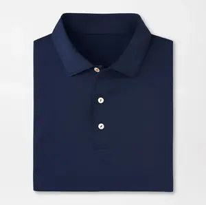 Solid Performance Jersey Polo - Master Golf Men's Golf Polo Shirts Short Sleeve Print Performance Moisture Wicking Casual Stretch Breathable workout tops
