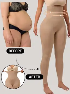 High Waist Shaping Leggings Tummy Control Compression Non See through Workout Soft Yoga Pants Butt Lifting Gym Tights ALIKIKI