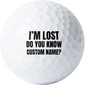 I'm Lost Do You Know Golf Balls with Custom Name