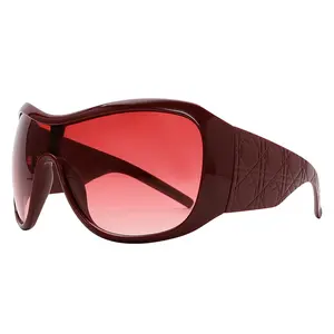 Trendy Oversized Sunglasses For Women Men Big Tinted Funky Wrap Around Apres Ski Shield Cool Shades Unisex Stylish Eyewear