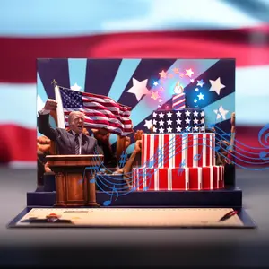 3D Pop-Up Trump Birthday Card with Trump’s Voice - Perfect Donald Trump Gift for Men and Women, Funny Trump Birthday Card for Friends, Family, and Colleagues gift  cards