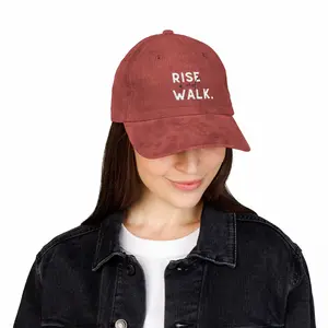 Rise and Walk hat  embroidered