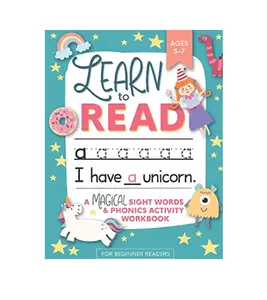 Learn to Read: A Magical Sight Words and Phonics Activity Workbook for Beginning Readers Ages 5-7: Reading Made Easy - Preschool, Kin -- Modern Kid Press, Paperback GOOD