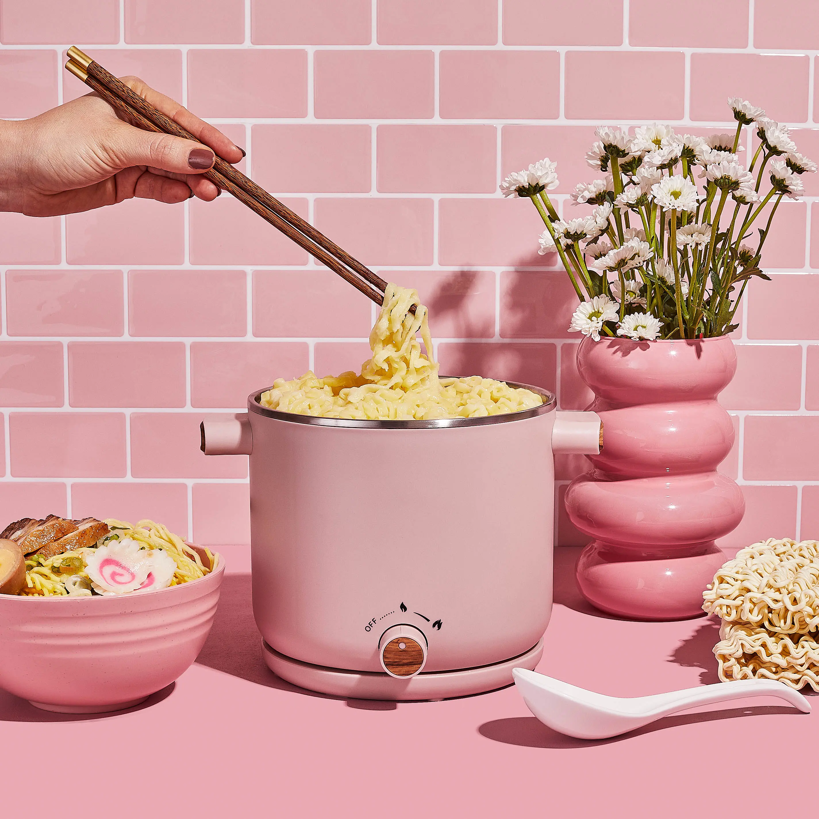 Cloudy Cafe Electric Stainless Steel Ramen Cooker - Kitchen Appliance for Convenient Home Cooking cookingpot Cloudy Cafe Electric Stainless Steel Ramen Cooker - Kitchen Appliance for Convenient Home Cooking cookingpot
