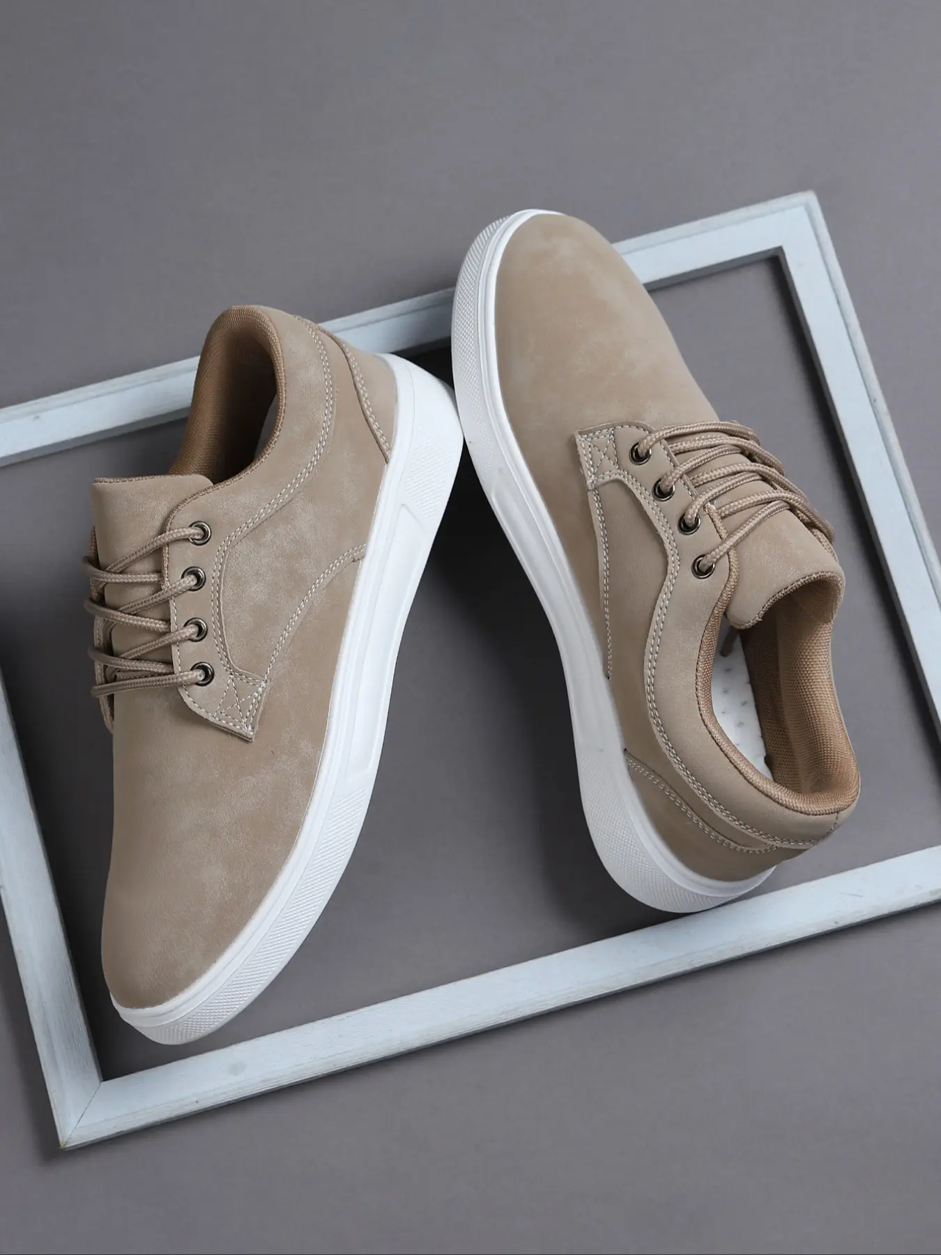 Sneakers Men's Shoes Sneakers Casual Trainers Low Top Trainers Casual Outdoor Sports Shoes, Comfortable Breathable Lace-Up Athletic Footwear Casual Lifestyle Footwear for All Seasons