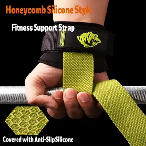 Non-Slip Silicone Resistance Bands, Adjustable Wrist Straps for Weightlifting, Fitness Training Gear, Strength Workout Accessories