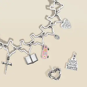 JA Jewelry Single Pendant with Multiple Elements Cute Fun Fashionable Exquisite DIY Bracelets or Necklaces Perfect Gift for Family Loved Ones and Friends