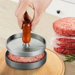 Non-Stick Burger Patty Mould, Beef Cheese Vegetable Hamburger Shaper, BBQ and Cooking Tool, Ideal for Grilling and Cooking