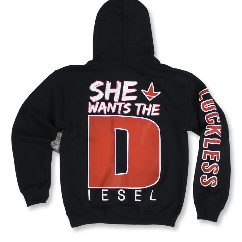 She Wants the Diesel Hoodie by Luckless Outfitters (NEW COLORS!)