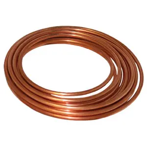 212 MAIN Utility Grade Copper Water Pipe - 0.38 in. x 10 ft. Flexible Metal Hose for Low-Pressure Boating Water Sports Needs