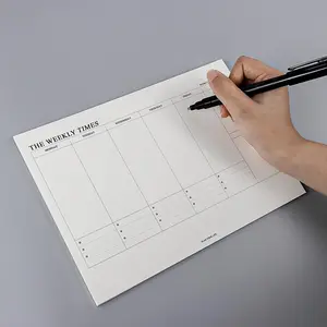 1 Piece B5 Weekly Planner Notebook, Tear Off Agenda Planner, Simple To Do List Planning Notepad, Efficiency Manual Calendar, Desk Notepad For Work And Study