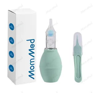 MomMed Silicone Soft Nasal Aspirator for Baby, Baby Nose Sucker For Congestion Relief, Adjustable Suction, Nose Clener, Nose Suction for Baby,New Borns And Toddler